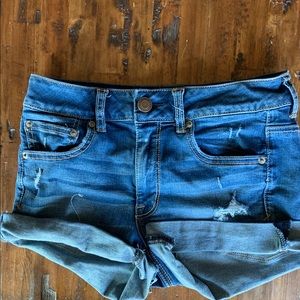 AE Blue Jean Shorts